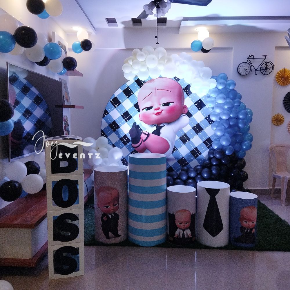 Boss Baby Theme Birthday Decoration At Home - Joy Eventz