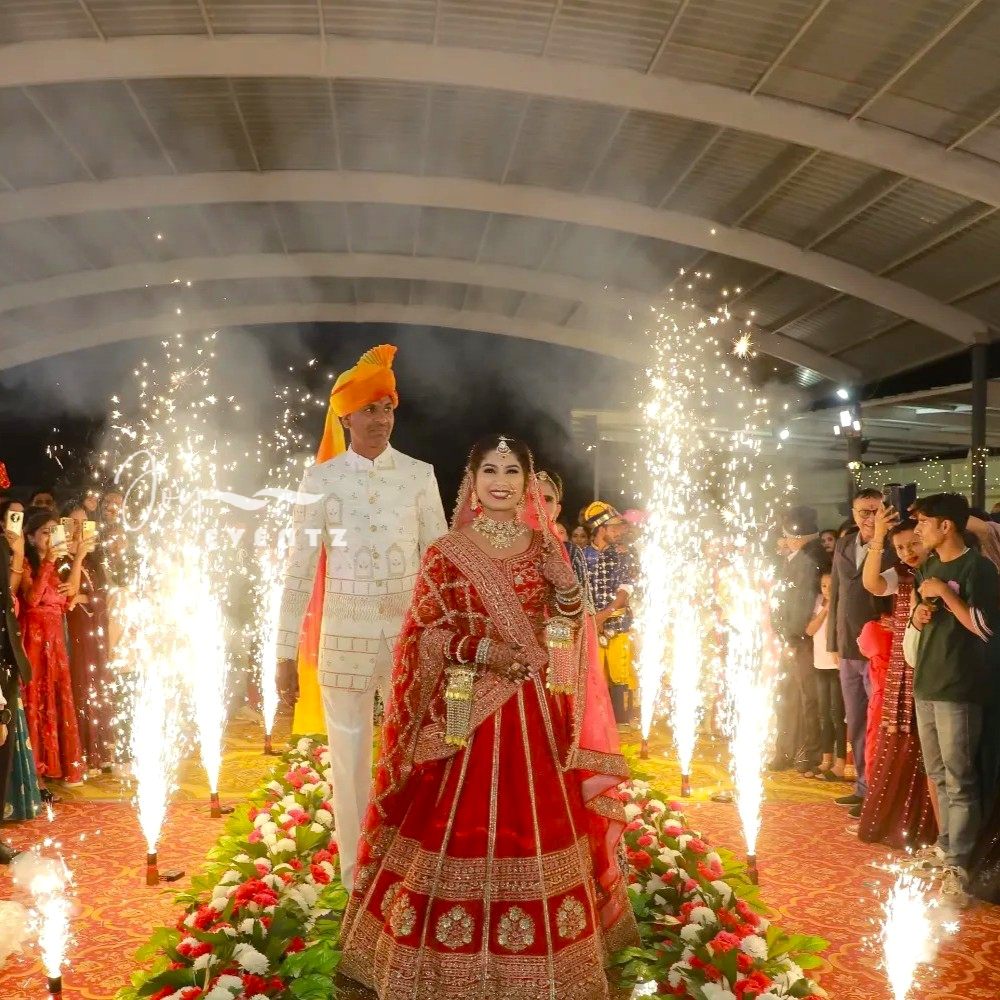Cold Fire Wedding Entry Bangalore - Joy Eventz