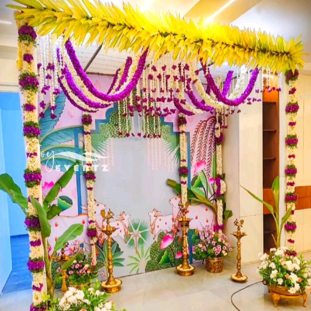Voni Function Background Langa Voni Function Decoration At Home - Joy Eventz